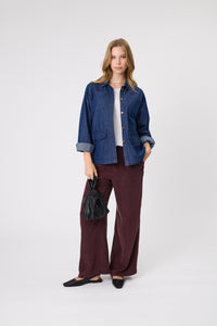 MARLOW ORBIT PANT BORDEAUX