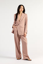 Load image into Gallery viewer, TUESDAY BOYFRIEND PANT ROSEWOOD STRIPE
