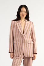 Load image into Gallery viewer, TUESDAY BOYFRIEND PANT ROSEWOOD STRIPE
