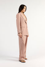 Load image into Gallery viewer, TUESDAY PARIS BLAZER ROSEWOOD STRIPE
