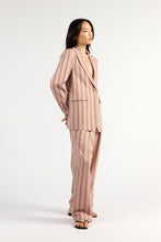 Load image into Gallery viewer, TUESDAY PARIS BLAZER ROSEWOOD STRIPE
