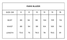 Load image into Gallery viewer, TUESDAY PARIS BLAZER ROSEWOOD STRIPE
