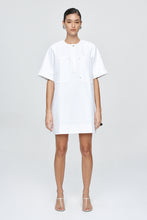 Load image into Gallery viewer, MARLE PATCH POCKET DRESS BLANC
