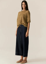 Load image into Gallery viewer, POL MILTON POINTELLE TEE KHAKI
