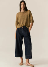 Load image into Gallery viewer, POL MILTON POINTELLE TEE KHAKI
