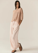 Load image into Gallery viewer, POL MILTON POINTELLE TEE PINK
