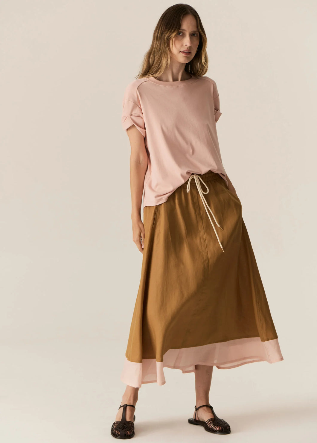 POL ZONE CAP TEE BLUSH