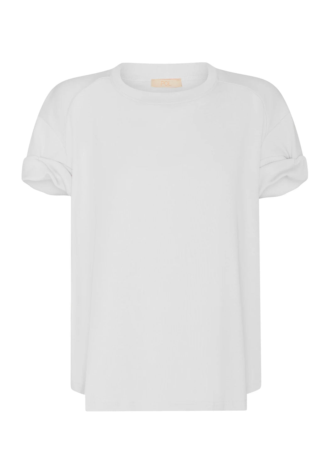 POL ZONE CAP TEE WHITE