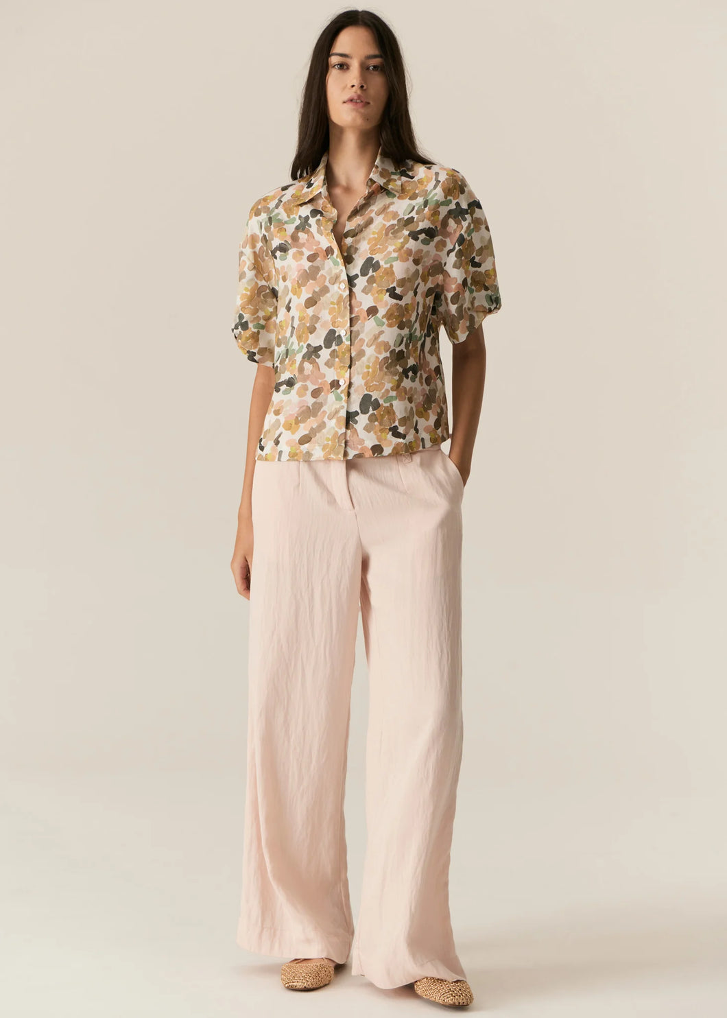 POL SPECKLE SHIRT SPECKLE PRINT
