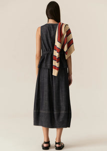 POL AVRID SKIRT CHAMBRAY