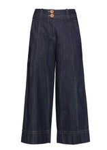 Load image into Gallery viewer, POL CARSEN CROP PANT DARK WASH
