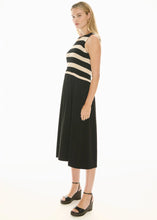 Load image into Gallery viewer, POL BONDE DRESS KNIT BLACK/IVORY
