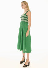 Load image into Gallery viewer, POL NOVA DRESS SMOCKED GREEN

