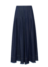 Load image into Gallery viewer, POL DOYLE DENIM SKIRT INDIGO
