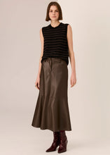Load image into Gallery viewer, POL HUGO SKIRT CHOC
