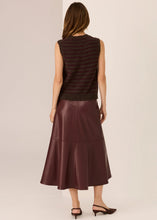Load image into Gallery viewer, POL HUGO SKIRT MERLOT
