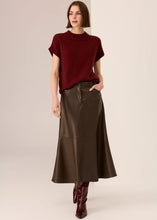 Load image into Gallery viewer, POL ASTOR KNIT TOP WINE
