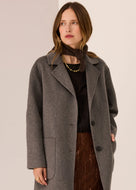 POL CARMEL KNIT SCARF CHOC