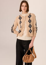 Load image into Gallery viewer, POL LOREN ARGYLE CARDIGAN

