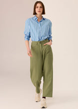 Load image into Gallery viewer, POL MARLON STRIPE SHIRT BLUE STRIPE
