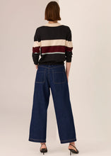 Load image into Gallery viewer, POL PARREL POLO JERSEY BLACK MULTISTRIPE
