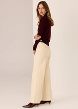 Load image into Gallery viewer, POL LANA WIDE LEG JEAN IVORY
