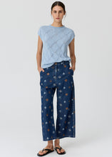 Load image into Gallery viewer, POL ROSIN CABLE KNIT BLUE
