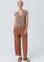 Load image into Gallery viewer, POL ALMA BARREL PANT TOFFEE
