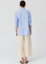 Load image into Gallery viewer, POL AUBIN LS SHIRT BLUE/PINK
