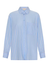 Load image into Gallery viewer, POL AUBIN LS SHIRT BLUE/PINK
