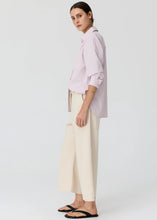 Load image into Gallery viewer, POL AUBIN LS SHIRT PINK STRIPE
