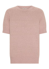 Load image into Gallery viewer, POL CEDAR LUREX KNIT TOP PINK/ROSE
