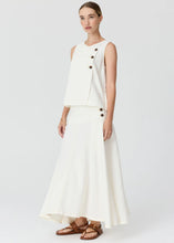 Load image into Gallery viewer, POL ANISE SKIRT CHALK
