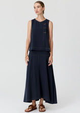 Load image into Gallery viewer, POL ANISE SKIRT DENIM
