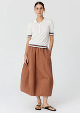Load image into Gallery viewer, POL ALMA BUBBLE SKIRT TOFFEE
