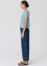 Load image into Gallery viewer, POL DILLION TEE W TIPPING BLUE/CHOC
