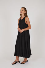 Load image into Gallery viewer, MARLOW PALMA DRESS BLACK
