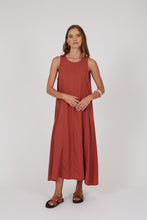 Load image into Gallery viewer, MARLOW PALMA DRESS RHUBARB

