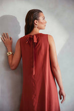 Load image into Gallery viewer, MARLOW PALMA DRESS RHUBARB
