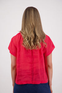 BRIARWOOD PIA TOP RED