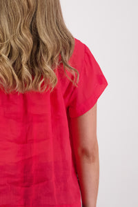 BRIARWOOD PIA TOP RED