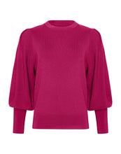 Load image into Gallery viewer, STORM RIB DETAIL MERINO SWEATER PINK
