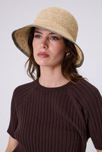 Load image into Gallery viewer, MARLOW POSITANO BUCKET HAT NATURAL/SAGE
