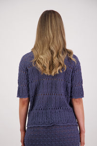 BRIARWOOD POSY TOP DENIM