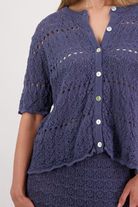 BRIARWOOD POSY TOP DENIM