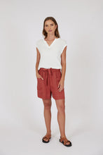 Load image into Gallery viewer, MARLOW PRIMA KNIT TOP IVORY
