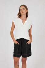 Load image into Gallery viewer, MARLOW PRIMA KNIT TOP IVORY
