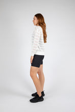 Load image into Gallery viewer, MARLOW POINTELLE CREW NECK WHITE
