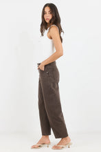 Load image into Gallery viewer, COMING SOON | STORIES BE TOLD IDOLISE MOCHA STRETCH SOFT BARREL LEG JEAN
