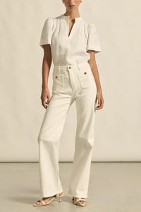 ZOE KRATZMANN RECOLLECT TOP PORCELAIN